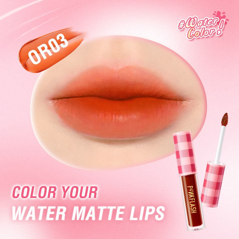 Thumbnail: PINKFLASH Matte Liquid Lipstick Waterproof Lip Tint Moisturizing