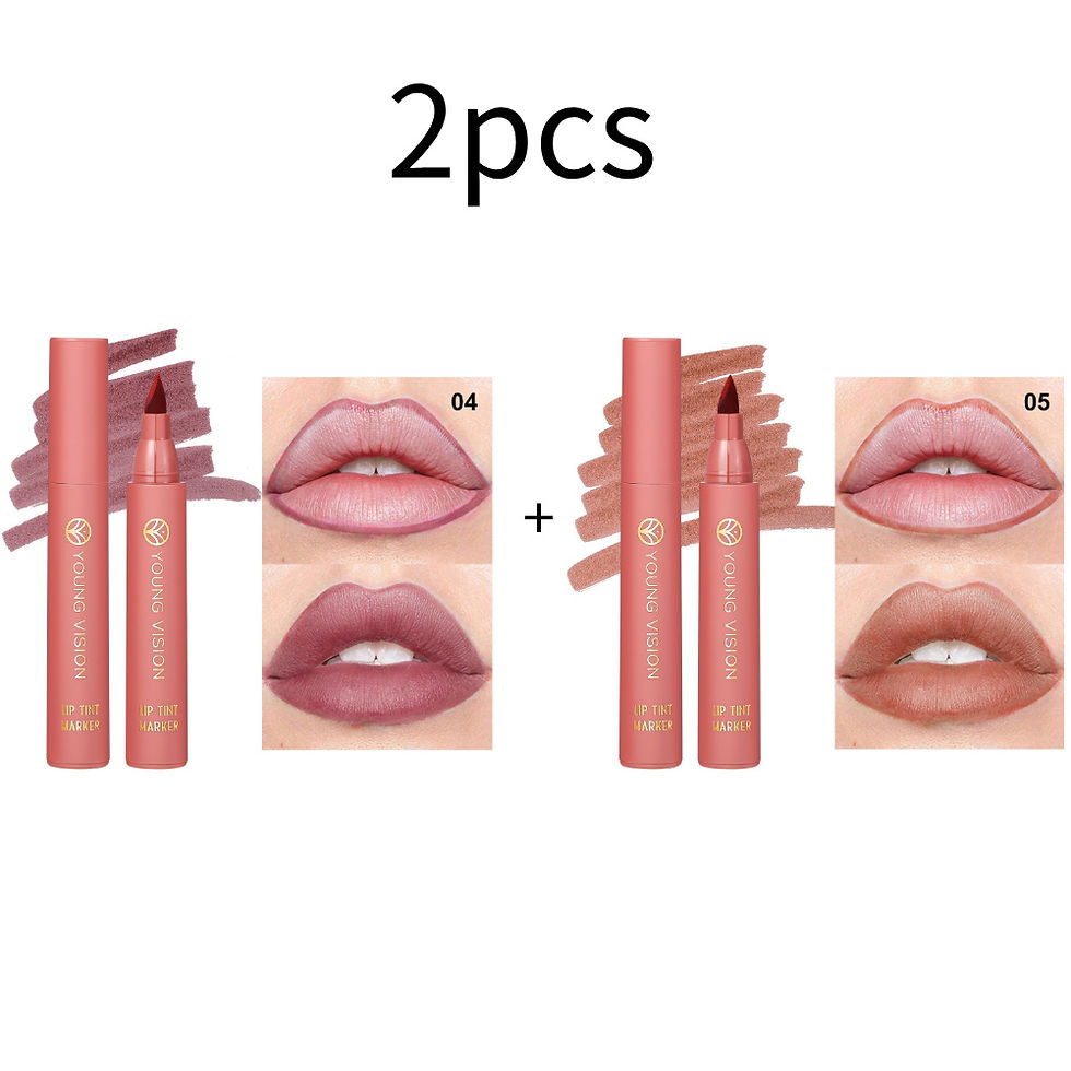 Thumbnail: Lip Tint Pen, 6 Colors Available, Matte Water Lipstick, Non-Stick Cup, Long-Last