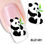 Thumbnail: Waterproof Water Transfer Nails Art Sticker Cute Cartoon Love Bear Design 