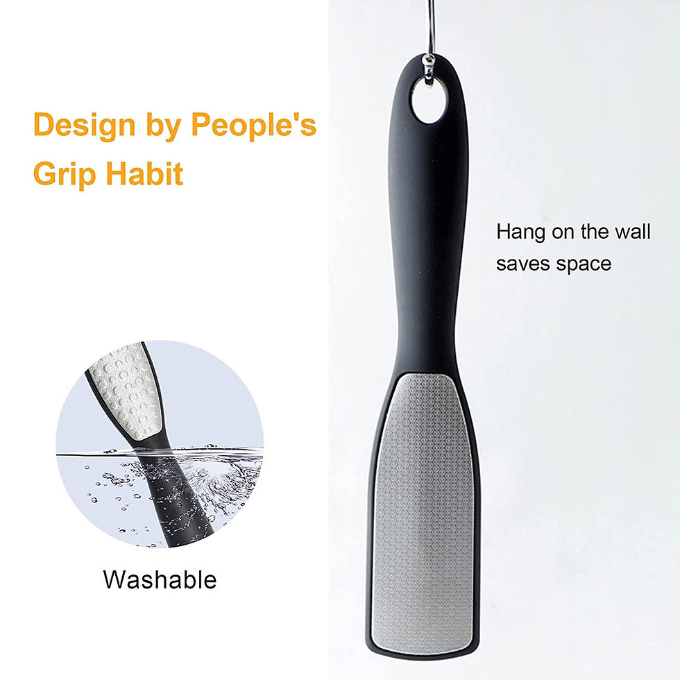 Thumbnail: Pedicure Tools Heel Scratcher Files Artifact Exfoliating Calluses Brush Stainles