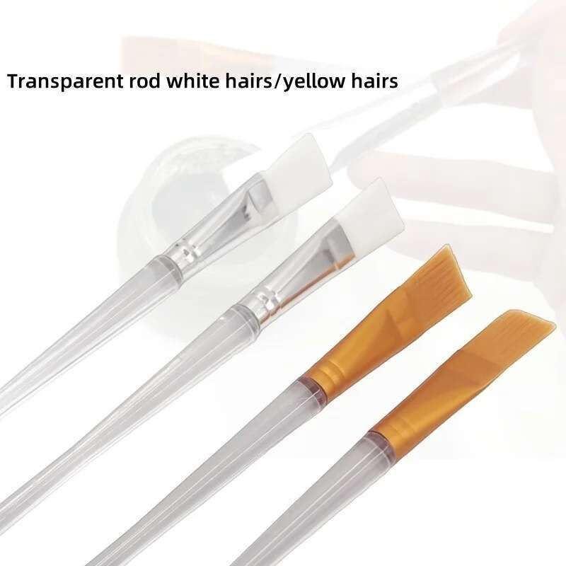 Thumbnail: Facial Skin Care Brush Fan Shaped Facial Makeup Mask Brush Soft Bristle Cosmetic