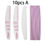 Thumbnail: Nail File Buffer 100/180/240 Grit Half Moon Nail Files Double Side Sandpaper Nai