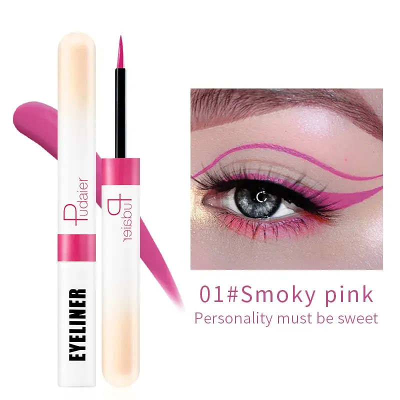 Thumbnail: 12 Colors Liquid Eyeliner Pencil Shimmer Sexy EyeShadow Portable Waterproof Dura