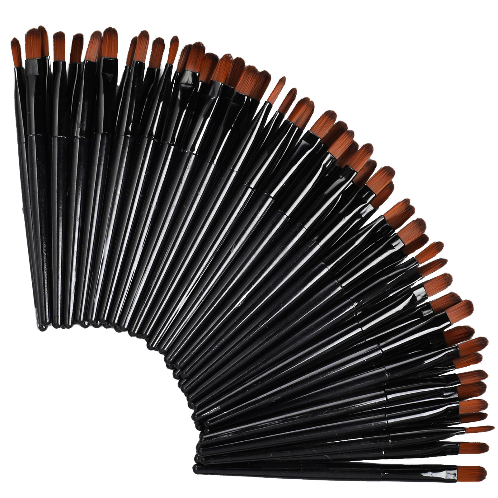 50pcs Disposable Lip Brush Gloss Wands Applicator Professional Makeup Cosmetic B