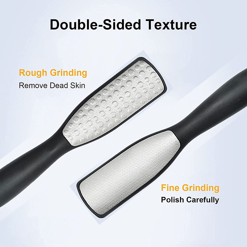 Thumbnail: Pedicure Tools Heel Scratcher Files Artifact Exfoliating Calluses Brush Stainles