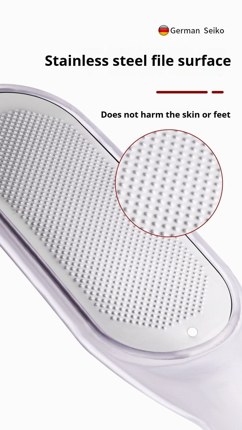Thumbnail: Pedicure Tools Heel Scratcher Files Artifact Exfoliating Calluses Brush Stainles