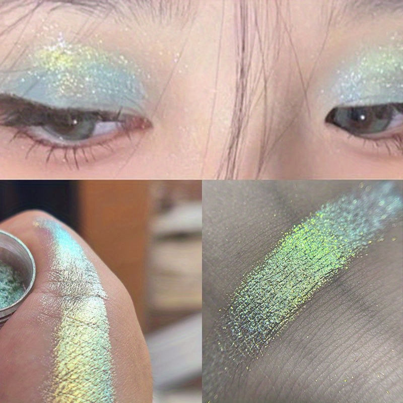 Thumbnail: Chameleon Glitter Eyeshadow Pearly Shimmer For Brightening Contouring, Metallic 