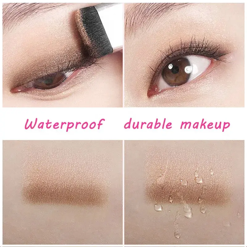 Thumbnail: Two-color Matte Eye Shadow Double Small Box Lazy Eye Shadow  Easy to Carry Eyesh