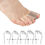 Thumbnail: Toe Splitter Feet Bone Thumb Adjuster Silicone Toe Spreader Separator Bunion Hal