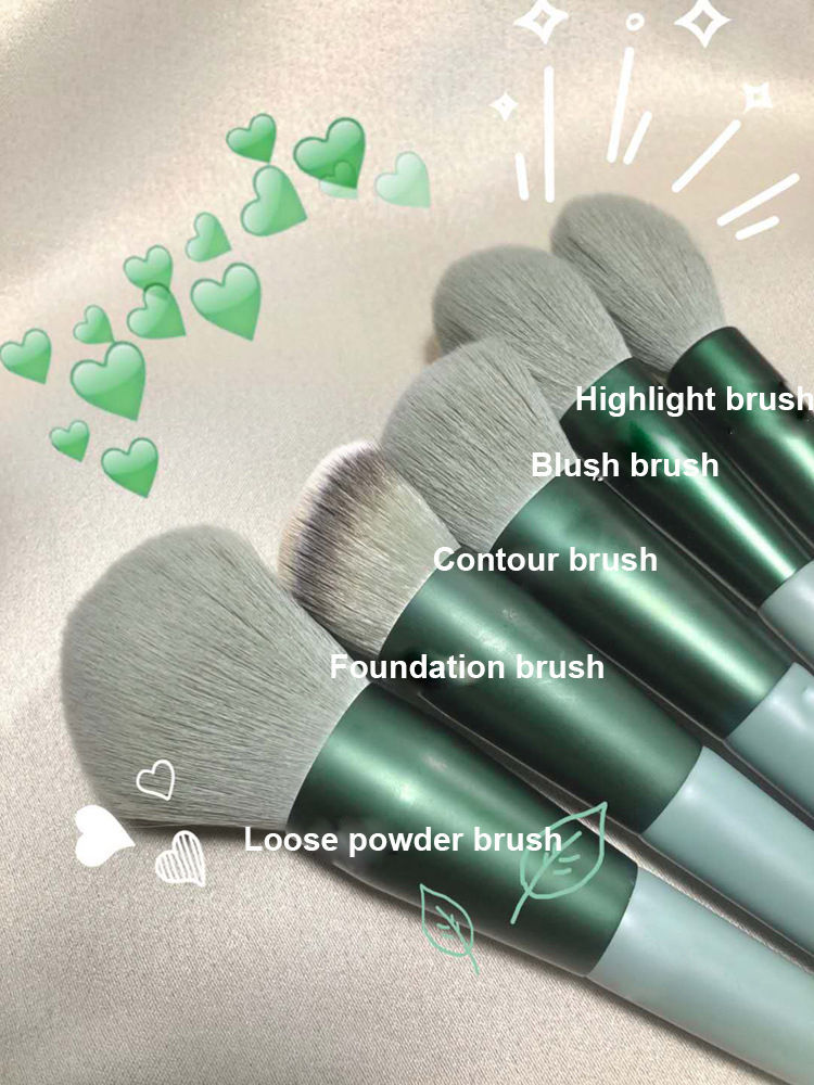 Thumbnail: 13 PCS Makeup Brushes Set Eye Shadow Foundation Women Cosmetic Brush Eyeshadow B