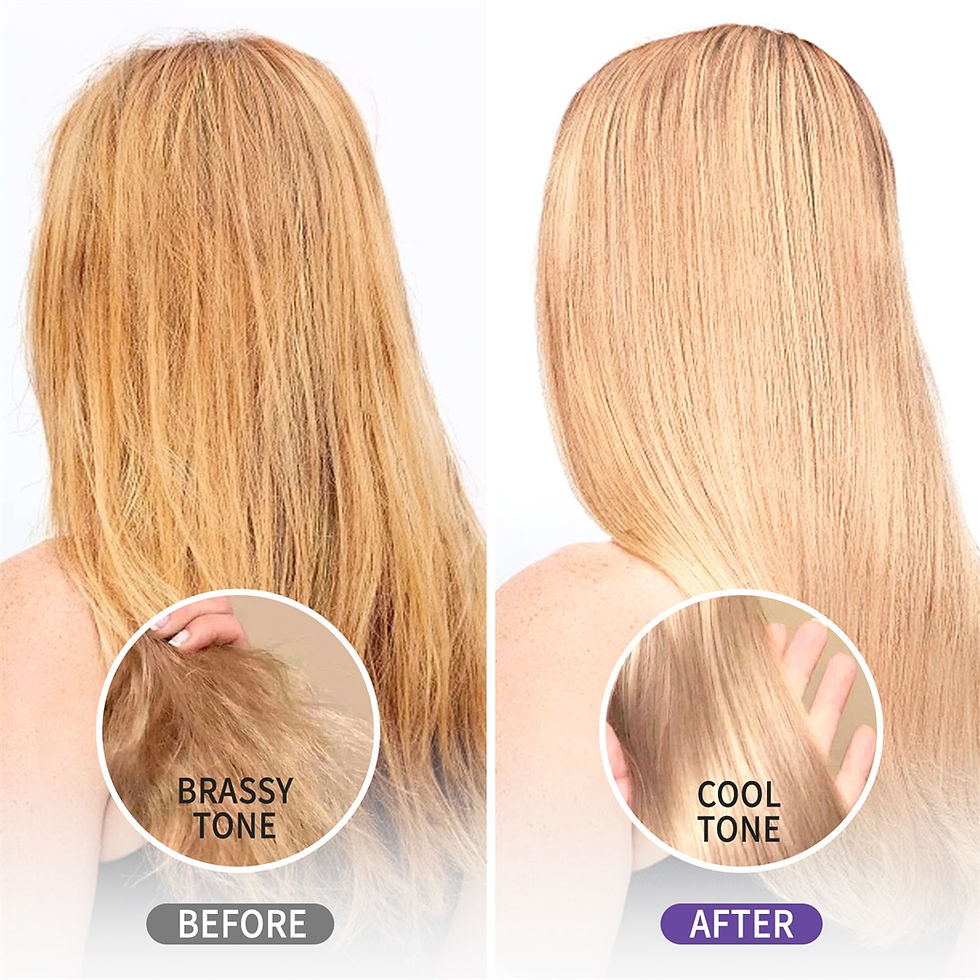 Thumbnail: Purple Conditioner Eliminates Brassy Tones,Moisturizing and Detangling Spray,Enh