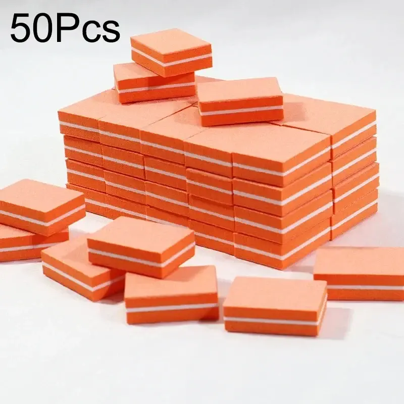 Thumbnail: Nail Art Buffer Polish 50-10Pcs Mini Buffing Sanding Files Block Pedicure Care M