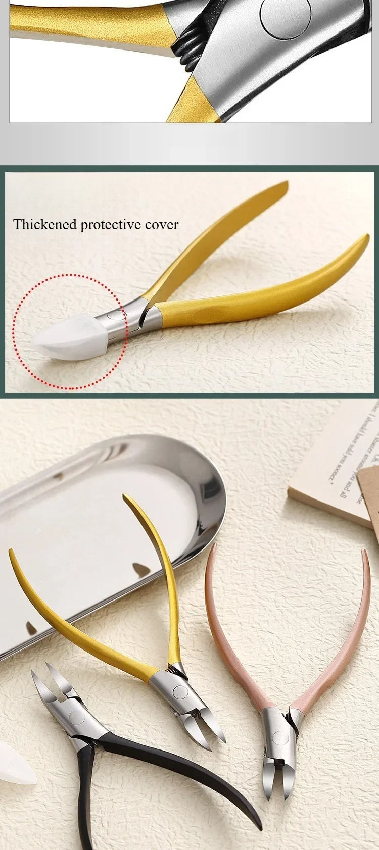 Thumbnail: Nail Clippers Toenail Cutters Pedicure Manicure Tools Anti-Splash Ingrown Parony