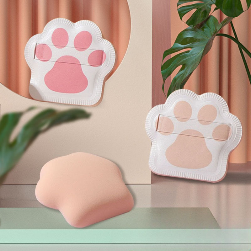 Cat Paw Powder Puffs Super Soft Makeup Sponge for Foundation Cream Powder Blende