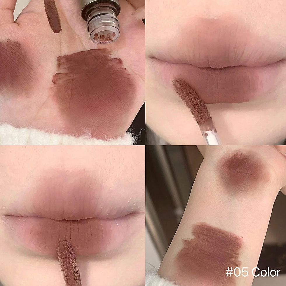 Thumbnail: Matte Finish Lip Glaze, Velvet Texture, Whitening And Nourishing Lipstick For Al