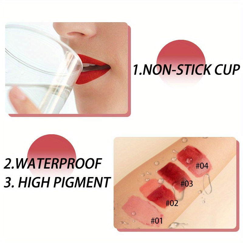 Thumbnail: Peel-off Lipgloss Matte Natural Mist Lip Tinted Waterproof  Long Lasting Lipstic