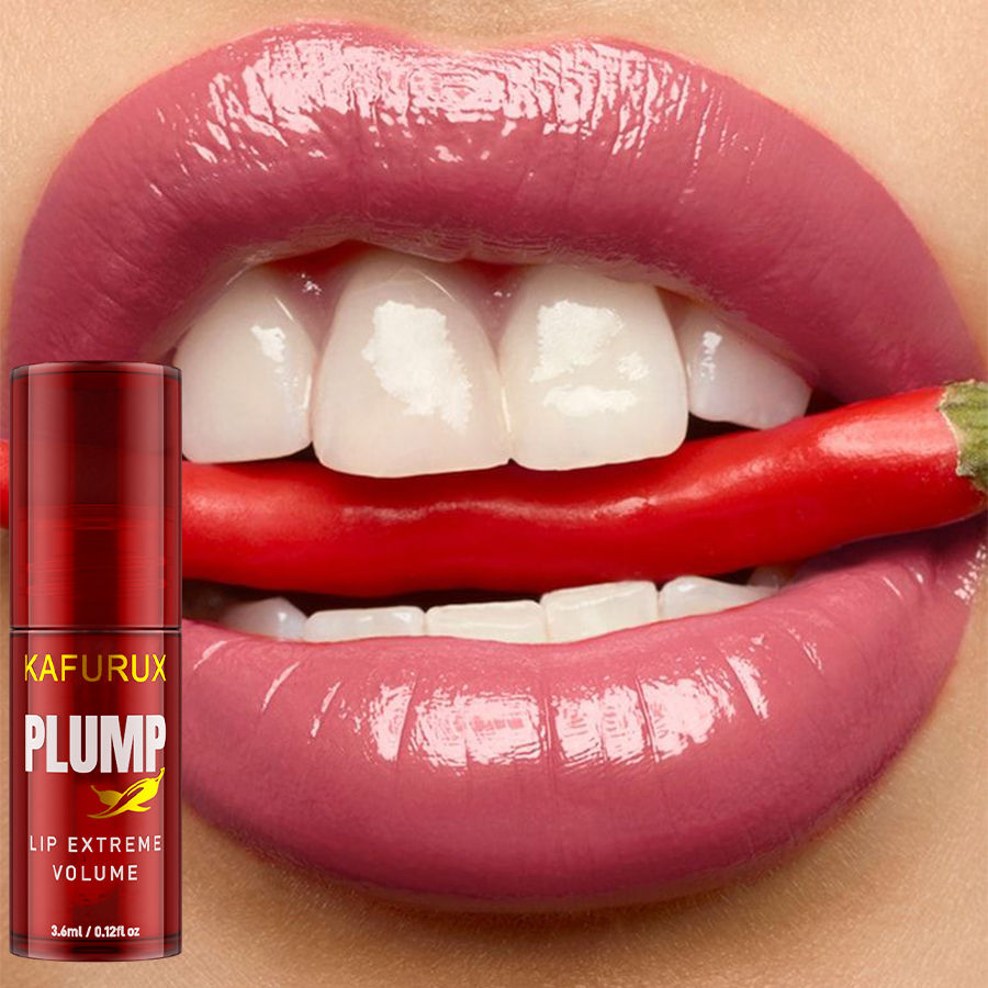 Thumbnail: 1PC Lip Plump Long Lasting Lip Oil Moisturizing Lip Gloss Serum Instant Volumisi
