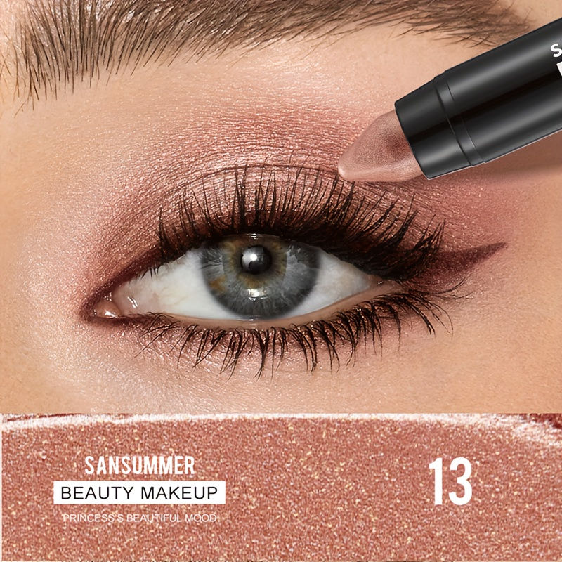 Thumbnail: 7-color waterproof eye shadow stick, pearlescent matte treatment, to create a na
