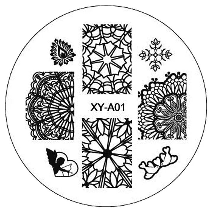 Thumbnail: Kimcci Christmas Style Nail Art Stamping Plates Fashion Design DIY 3D 