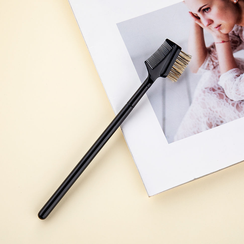 Eyelash Comb Double Headed Eyebrow Comb Eyebrow Brush Makeup Brush Head Comb the