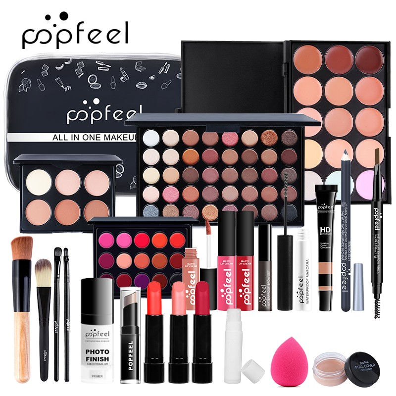 Thumbnail: POPFEEL All In One Makeup Kit  for Women Full Kit Set, All in One Makeup Sets In