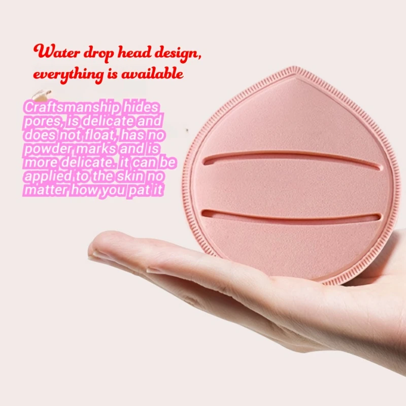 Thumbnail: 5-Pack Makeup Artist - Soft Powder Puffs Soft and comfortable material for clear
