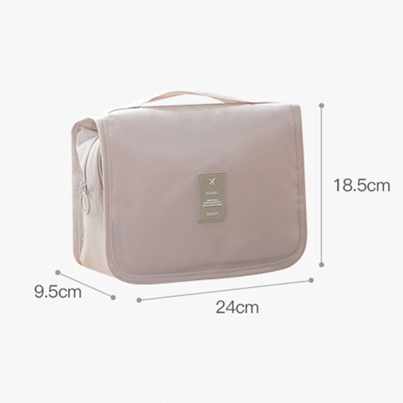 Thumbnail: Toiletry Make Up Bags Solid Color Korean Foldable Cosmetic Bags Travel PVC Water