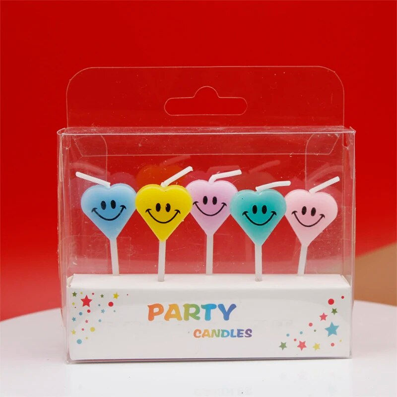 Thumbnail: Duck Smiley Brown Bear Balloon Love Candle Wedding Party Dessert 