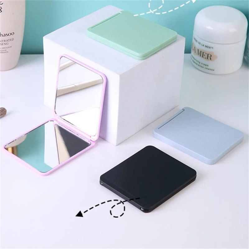 Thumbnail: Mirror Foldable Makeup Mirror Portable Double-Sided Mirror Student Dormitory Des