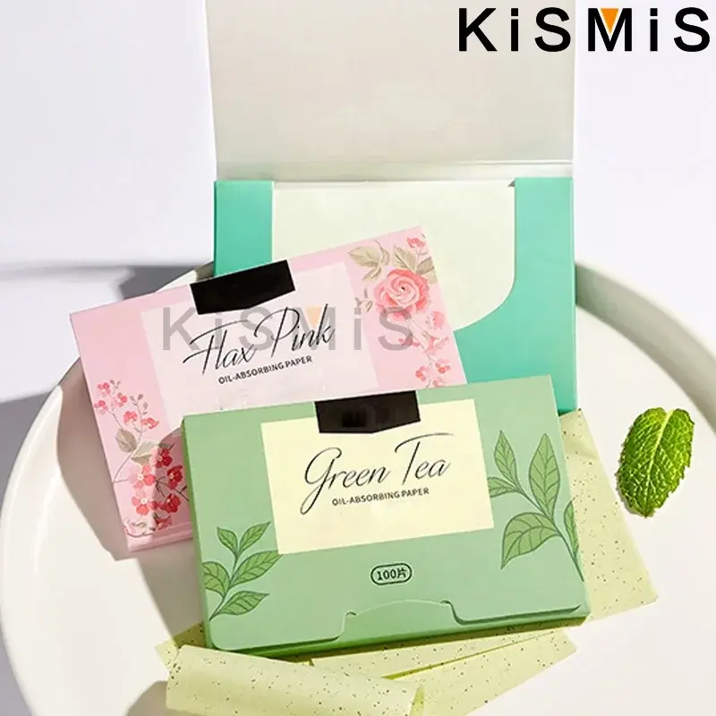 Thumbnail: 100 Sheets Oil Blotting Paper for Face Absorbs Excess Shine and Oil Portable Mat