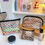 Thumbnail: Toiletry Wash Make Up Bags Black Transparent Mesh Makeup Case Organizer Storage 