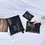 Thumbnail: Toiletry Wash Make Up Bags Black Transparent Mesh Makeup Case Organizer Storage 