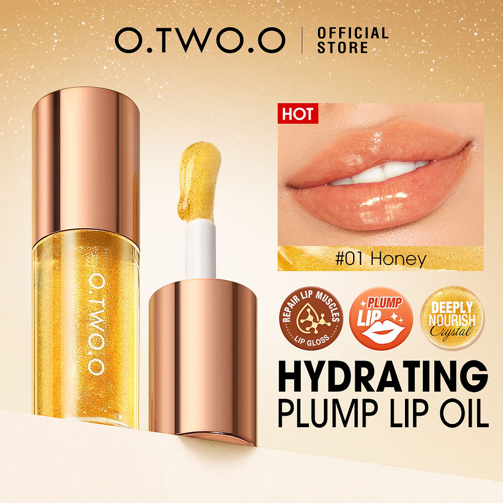 Thumbnail: O.TWO.O Lip Oil Gloss Lip Plumper Makeup Moisturizing NonSticky Sexy Water Gloss