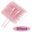 Thumbnail: 50/100/300/500pcs Eyebrow Eyelash Brushes Eyelash Spoolies Mascara Wands Applica