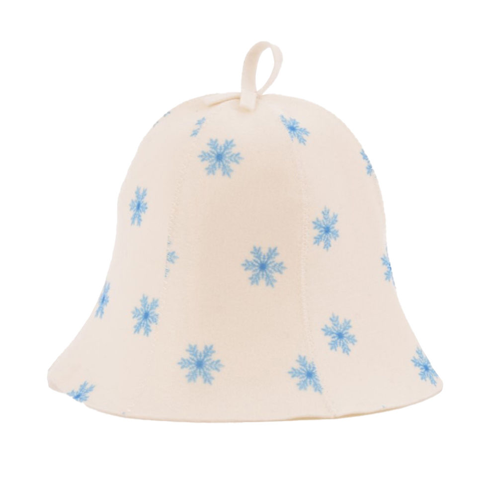 Thumbnail: Felt Sauna Hat Anti Heat Russian Cap Thicken Wool Felt Shower Cap Hair Turban Fo