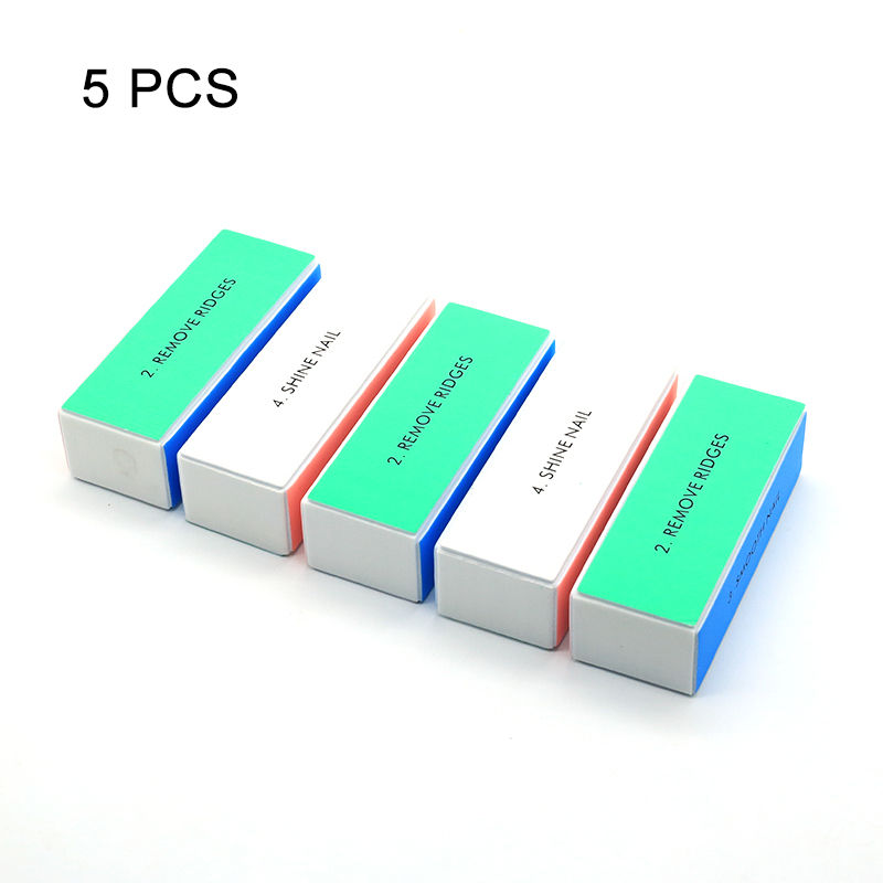Thumbnail: Nails Buffer Grind Buffing Block pink Nail File For Pedicure Manicure Care Nail 
