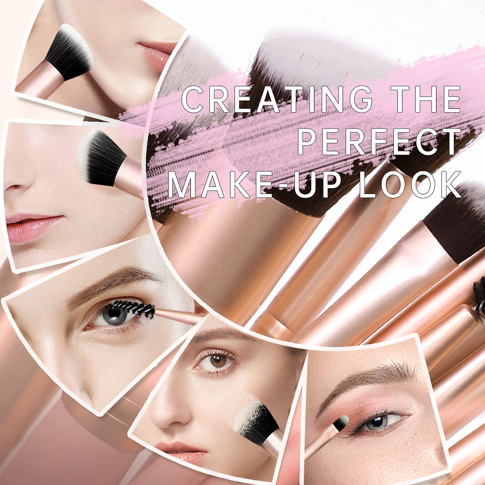 Thumbnail: Set of 25 professional makeup tools, including makeup brushes, eyebrow trimmers,