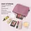 Thumbnail: Corduroy Travel Cosmetic Bag Portable Makeup Storage Bag Purses Women Large Capa
