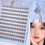 Thumbnail: 10 Rows of Large Capacity Glue-free False Eyelashes Single Cluster 10-12MM C-cur