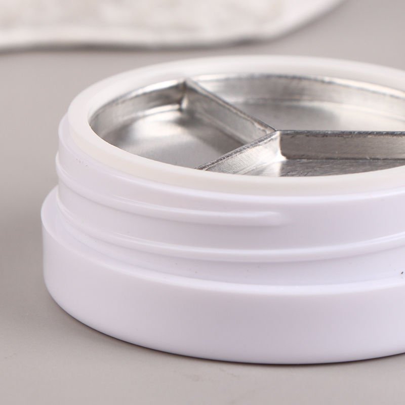 Thumbnail: Empty Eye Shadow Case Makeup Palette Box Plastic Skylight Clear Lid Aluminum Pan