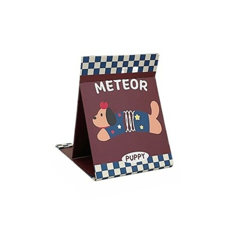 Thumbnail: Makeup Rectangle Mirrors Light Portable Kawaii Design Mirror Dorm Standing Creat