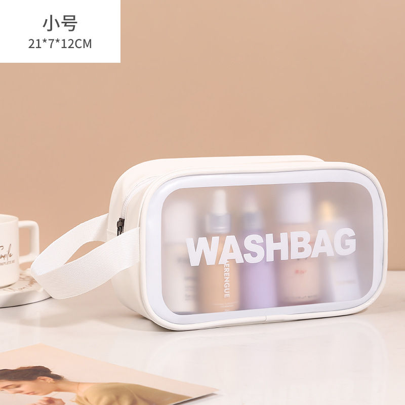 Thumbnail: Toiletrys Organizer Cosmetic Bags Girl Outdoor Travel Makeup Bag Transparent  Wo