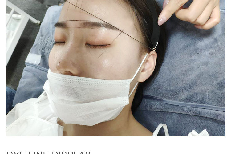 Thumbnail: Eyebrow Positioning Semi-Permannet Line Ruler Microblading Measuring Tool Mappin