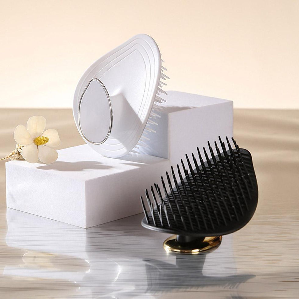 Thumbnail: Scalp Massage Shampoo Comb Deep Cleans Scalp Improves Scalp Health and Reduces H