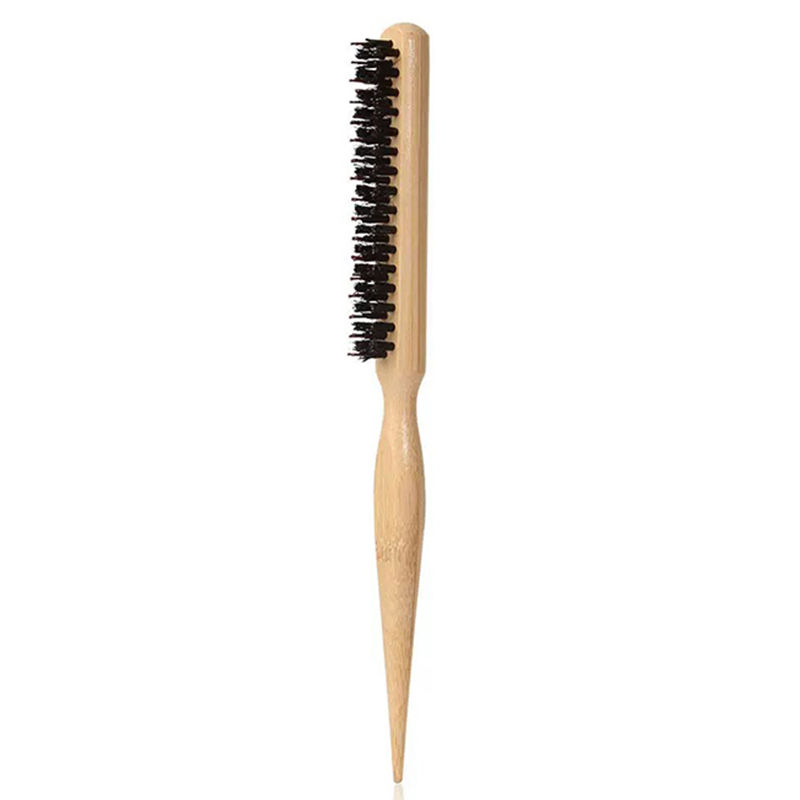 Thumbnail: Hair Brushes With Bristles2pcs, Hair BrushBristles With Wooden Handle, Professio