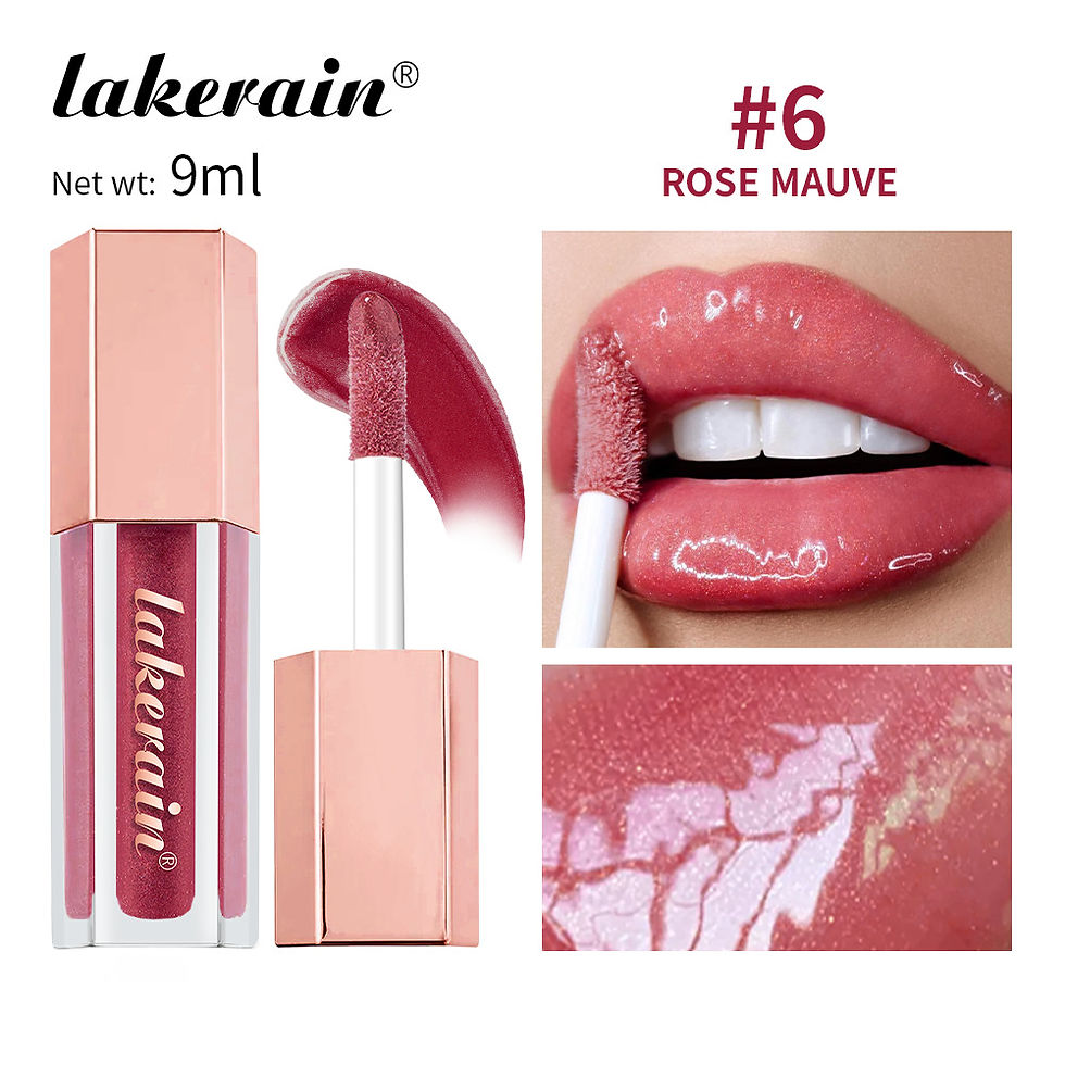 Thumbnail: Lakerain Lip Luminizer Glitter Gloss Lip Stain Moisturizes Nourishing Lips long-