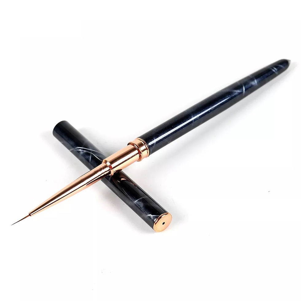 Thumbnail: Nail Art Stripes Lines Pen DIY Painting Brush Liquid Powder Acrylic UV Gel Exten