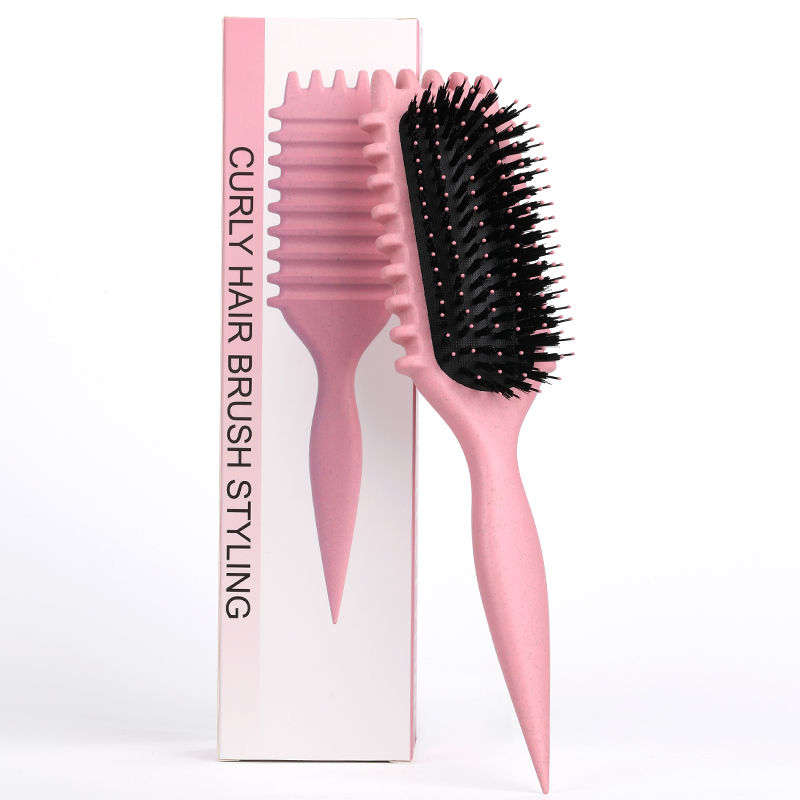Thumbnail: Curly Hair Styling Brush Curl Hair Brush for Combing and Shaping Men's and Women