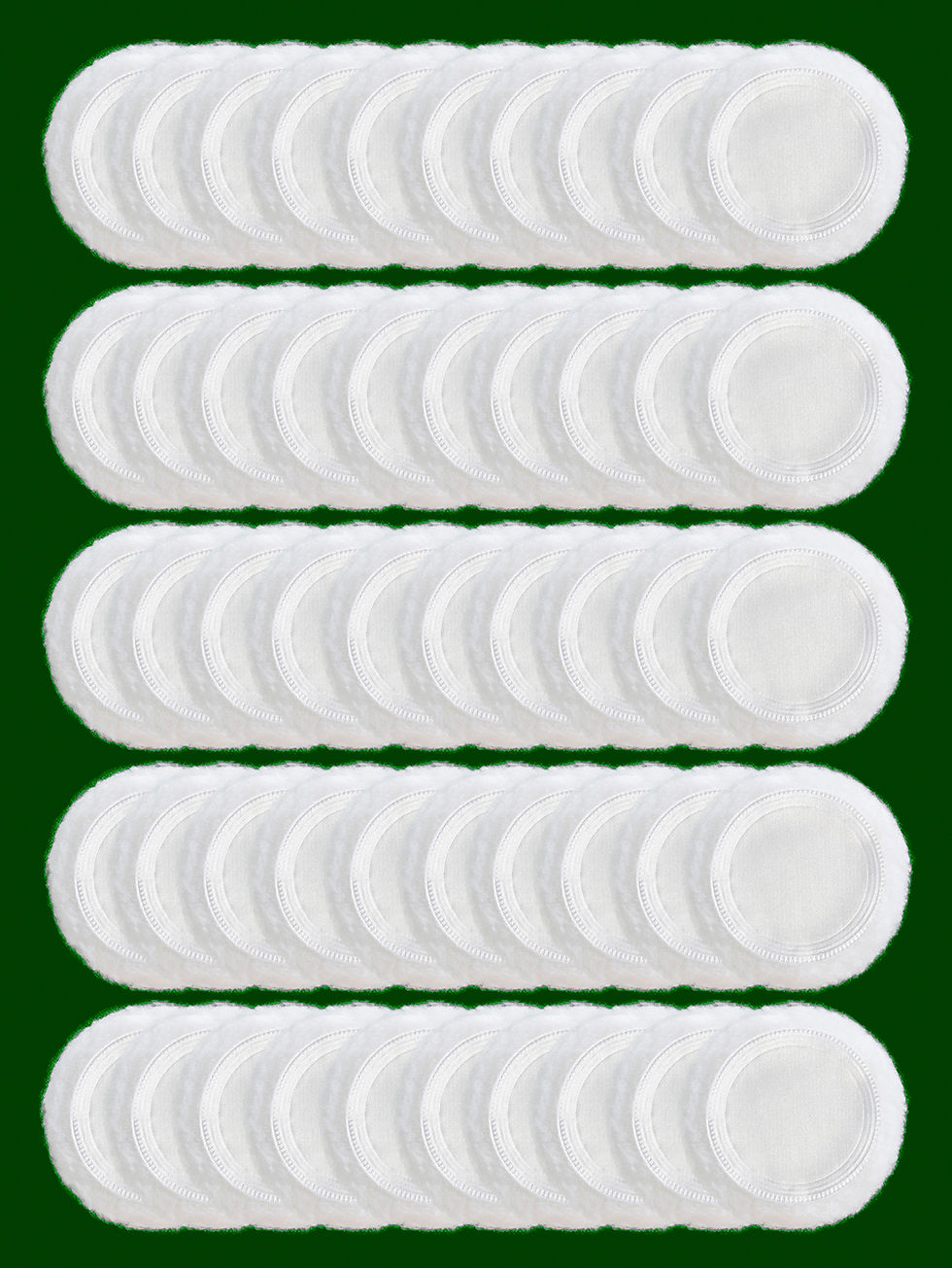 Thumbnail: 2-5-10-20Pcs Portable and Practical High-Grade White Round Powder Puff for Base 