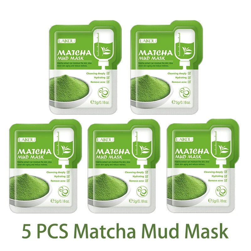 Thumbnail: 5pcs Mud Mask Clay Mask Sakura Matcha 